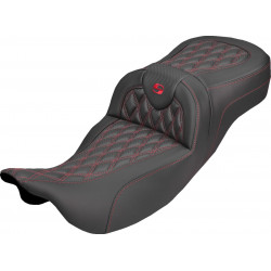 Седалка ROADSOFA CF LS ER с червени шевове SADDLEMEN 808-07B-20704