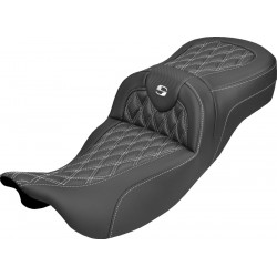 Седалка ROADSOFA CF LS ER WHT STITCH SADDLEMEN 808-07B-20706