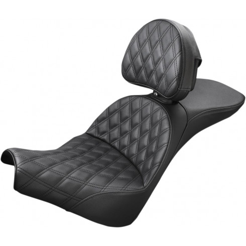 Седалка EXPLORER LS TWO-UP LATTICE с облегалка черна SADDLEMEN 818-30-030LS Седалка EXPLORER LS TWO-UP LATTICE с облегалка черна SADDLEMEN 818-30-030LS