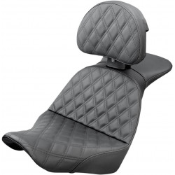 Седалка EXPLORER LS TWO-UP LATTICE с облегалка черна SADDLEMEN 818-29-030LS Седалка EXPLORER LS TWO-UP LATTICE с облегалка черна SADDLEMEN 818-29-030LS
