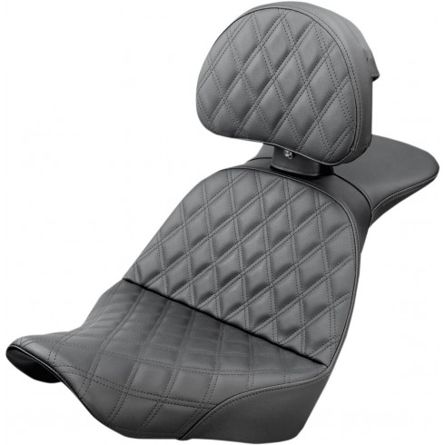 Седалка EXPLORER LS TWO-UP LATTICE с облегалка черна SADDLEMEN 818-29-030LS Седалка EXPLORER LS TWO-UP LATTICE с облегалка черна SADDLEMEN 818-29-030LS