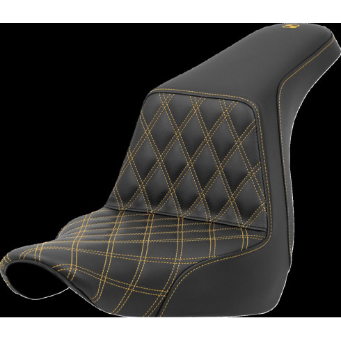 Седалка step up ls driver gold stitch SADDLEMEN 818-29-17207 Седалка step up ls driver gold stitch SADDLEMEN 818-29-17207