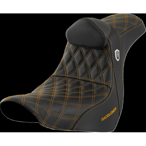 Седалка SDC perf gripper с BR златен шев SADDLEMEN SC81829GOLRT Седалка SDC perf gripper с BR златен шев SADDLEMEN SC81829GOLRT