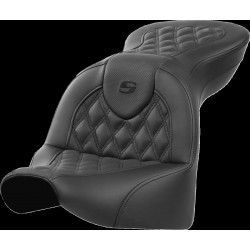 Седалка Roadsofa - без облегалка - решетъчен шев - черна SADDLEMEN 818-31-182 Седалка Roadsofa - без облегалка - решетъчен шев - черна SADDLEMEN 818-31-182