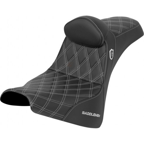 Седалка Pro Series SDC Performance - без облегалка - сребърен шев - Gripper SADDLEMEN SC81830DB5 Седалка Pro Series SDC Performance - без облегалка - сребърен шев - Gripper SADDLEMEN SC81830DB5
