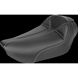 Единична седалка DOMINATOR предна VINYLSADDLEGELGEL CHANNEL CARBON LOOK SADDLEMEN 896-04-0042