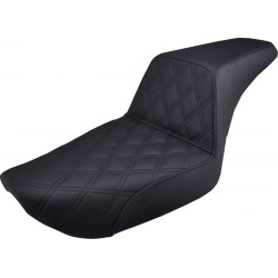 Двойна седалка STEP UP FRONTREAR SADDLEHYDESADDLEGEL черна SADDLEMEN 896-04-172