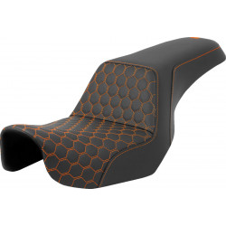 Седалка step up HC orange stitch SADDLEMEN 806-04-17703