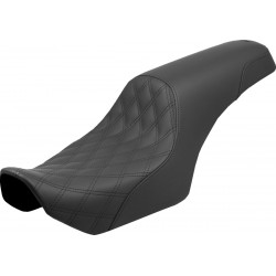 Седалка - profiler - черна - lattice stitch - nightster '22-'25 SADDLEMEN 822-11-149