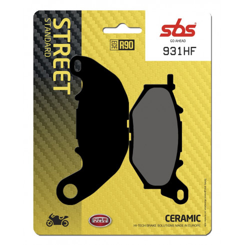 Накладка за спирачки carbon ceramic hi-tech scooter SBS 931HF Накладка за спирачки carbon ceramic hi-tech scooter SBS 931HF