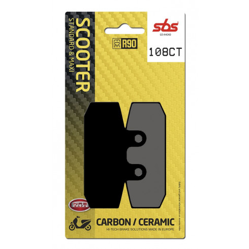 Спирачна накладка carbon ceramic hi-tech scooter SBS 108CT Спирачна накладка carbon ceramic hi-tech scooter SBS 108CT