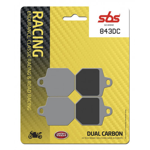 Спирачна накладка dual carbon hi-tech racing SBS 843DC Спирачна накладка dual carbon hi-tech racing SBS 843DC
