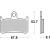 Спирачна накладка ceramic street SBS 622HF Спирачна накладка ceramic street SBS 622HF thumb