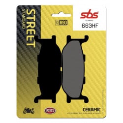 Спирачна накладка ceramic street SBS 663HF Спирачна накладка ceramic street SBS 663HF