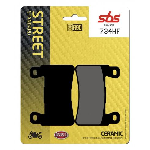 Спирачна накладка ceramic street SBS 734HF Спирачна накладка ceramic street SBS 734HF