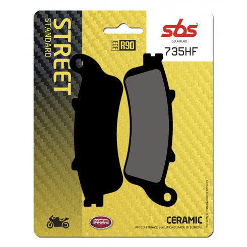 Спирачна накладка керамична street SBS 735HF Спирачна накладка керамична street SBS 735HF
