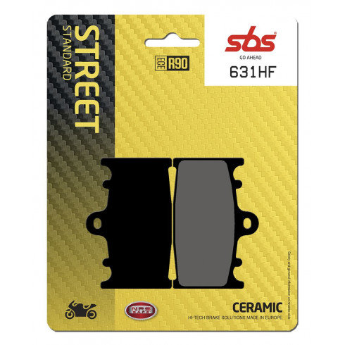 Спирачна накладка ceramic street SBS 631HF Спирачна накладка ceramic street SBS 631HF