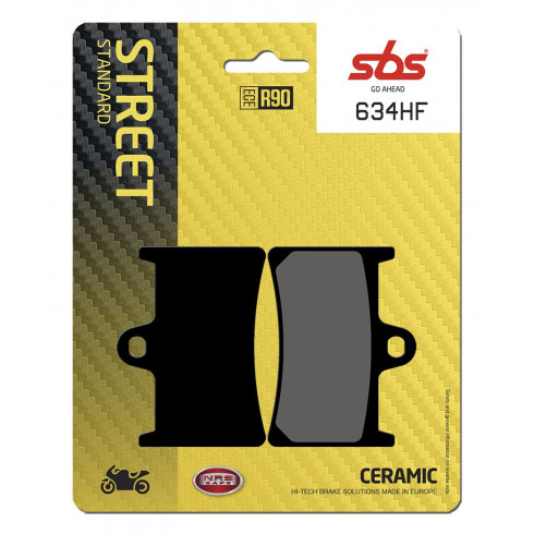 Спирачна накладка ceramic street SBS 634HF Спирачна накладка ceramic street SBS 634HF