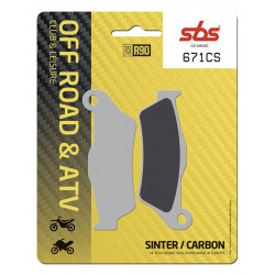 Спирачна накладка carbon sinter hi-tech SBS 671CS Спирачна накладка carbon sinter hi-tech SBS 671CS