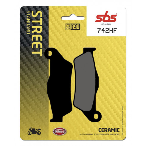 Спирачна накладка ceramic street SBS 742HF Спирачна накладка ceramic street SBS 742HF