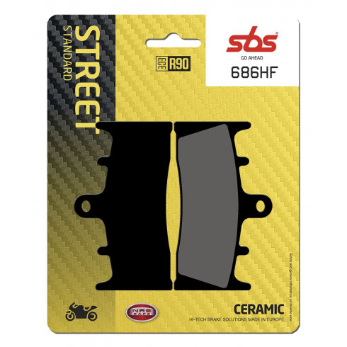Спирачна накладка ceramic street SBS 686HF Спирачна накладка ceramic street SBS 686HF