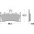 Спирачна накладка ceramic street SBS 686HF Спирачна накладка ceramic street SBS 686HF thumb