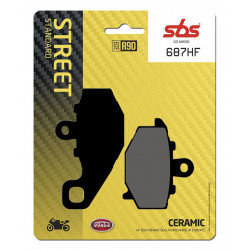 Спирачна накладка ceramic street SBS 687HF Спирачна накладка ceramic street SBS 687HF