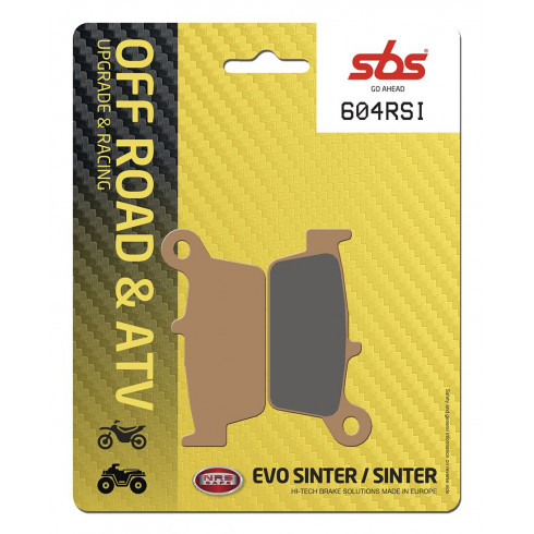 Спирачна накладка RSI Evo Sinter Hi-Tech Offroad SBS 604RSI Спирачна накладка RSI Evo Sinter Hi-Tech Offroad SBS 604RSI