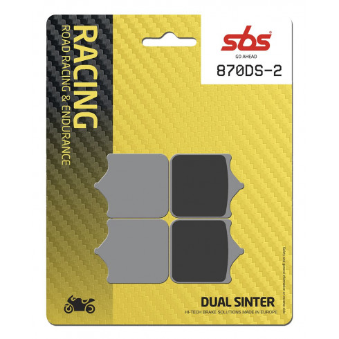 Спирачни накладки Dual Sinter Road Racing Dynamic Racing Concept Hi-Tech SBS 870DS-2 Спирачни накладки Dual Sinter Road Racing Dynamic Racing Concept Hi-Tech SBS 870DS-2
