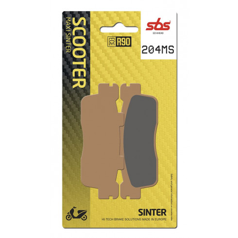 Спирачни накладки Sinter Scooter Hi-Tech SBS 204MS Спирачни накладки Sinter Scooter Hi-Tech SBS 204MS