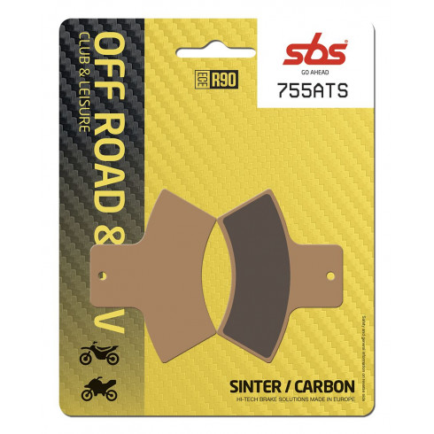 Спирачни накладки sinter carbon ATV hi-tech SBS 755ATS Спирачни накладки sinter carbon ATV hi-tech SBS 755ATS