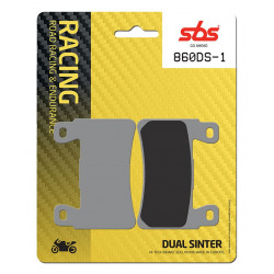Спирачна накладка dual sinter dynamic racing concept SBS 860DS-1 Спирачна накладка dual sinter dynamic racing concept SBS 860DS-1