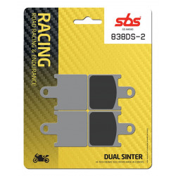 Спирачна накладка dual sinter dynamic racing concept SBS 838DS-2 Спирачна накладка dual sinter dynamic racing concept SBS 838DS-2