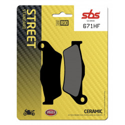 Спирачни накладки ceramic hi-tech SBS 671HF