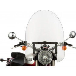 Предно стъкло CRUISERS SS-30 CLASSIC TAPERED CLEAR BLACK 22