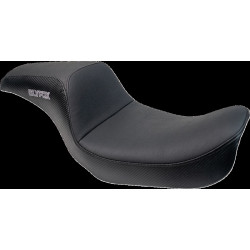 Седалка Slyfox Blk Vinyl w/slipstp Smth CF Gry Logo Dyna 96-03 SLYFOX 4883B-SLYFOX