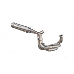 Правоъгълна подседалкова пълна изпускателна система titanium SPARK EXHAUST GDU8836T