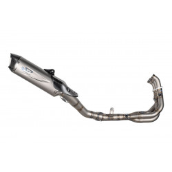 Пълна изпускателна система Force Evo с шумозаглушител titanium SPARK EXHAUST GYA8801T
