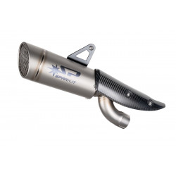 Grid-O slip-on double muffler titanium ECE SPARK EXHAUST GTR0105TOM