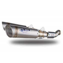 Grid-O slip-on double muffler titanium ECE SPARK EXHAUST GKT0110TOM Grid-O slip-on double muffler titanium ECE SPARK EXHAUST GKT0110TOM