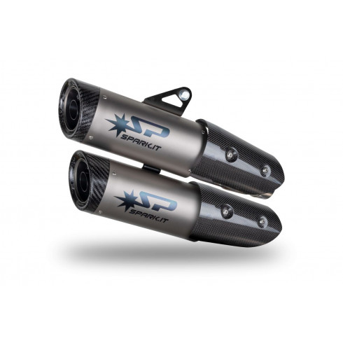 Dyno slip-on muffler titanium ECE SPARK EXHAUST GTR0104TOMC Dyno slip-on muffler titanium ECE SPARK EXHAUST GTR0104TOMC