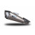 KONIX EVO заглушител Titanium с карбонова капачка, SS тръба за страничен монтаж, ECE SPARK EXHAUST GKT0121TOM KONIX EVO заглушител Titanium с карбонова капачка, SS тръба за страничен монтаж, ECE SPARK EXHAUST GKT0121TOM thumb