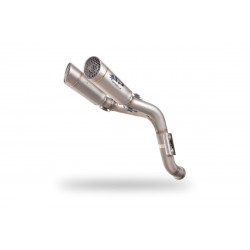 Grid-O slip-on double muffler titanium ECE SPARK EXHAUST GKT0111TOM