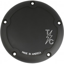 Капак derby 5-hole dished black THRASHIN TSC-3011-4