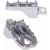 Стъпенки AGGRESSOR chrome THRASHIN TSC-2022-3-D thumb