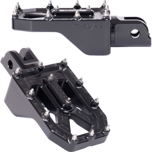 Стъпенки aggressor предни M8 SOFTAIL черни THRASHIN TSC-2022-1-SF Стъпенки aggressor предни M8 SOFTAIL черни THRASHIN TSC-2022-1-SF