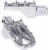 Стъпенки aggressor задни M8 softail хром THRASHIN TSC-2022-3-SR thumb