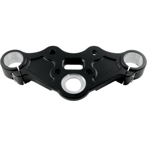 Горна тройна скоба 41mm flat black Blackline TODD'S CYCLE TT-1005 Горна тройна скоба 41mm flat black Blackline TODD'S CYCLE TT-1005