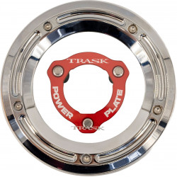 Капак derby и комплект power plate M8 FL CHRM/RED TRASK PERFORMANCE TM-0051-CH-RD
