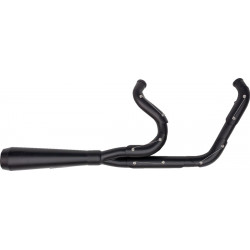 2-into-1 assault exhaust system full black on black TRASK PERFORMANCE TM-5020BKBK